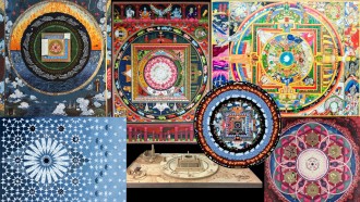 A collection of contemporary mandalas called "cosmographs" by Eric Carson
