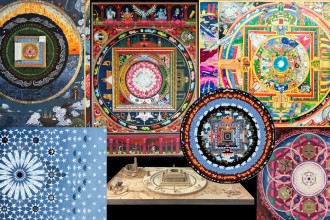 A collection of contemporary mandalas called "cosmographs" by Eric Carson