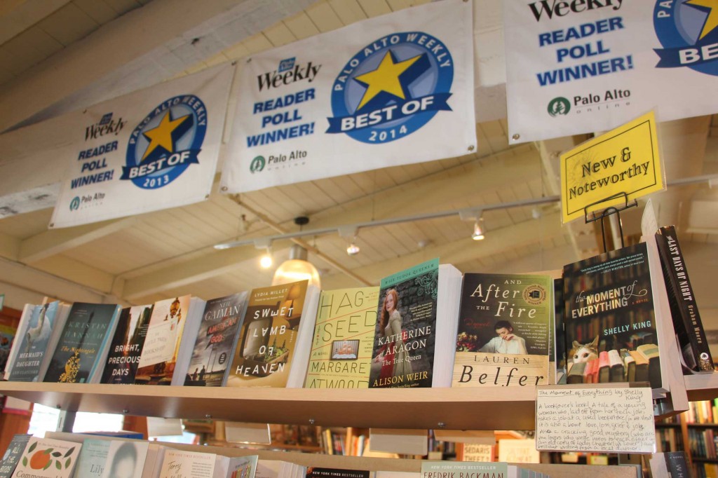 A display in the Palo Alto Books Inc. (Katiana Uyemura/Peninsula Press)