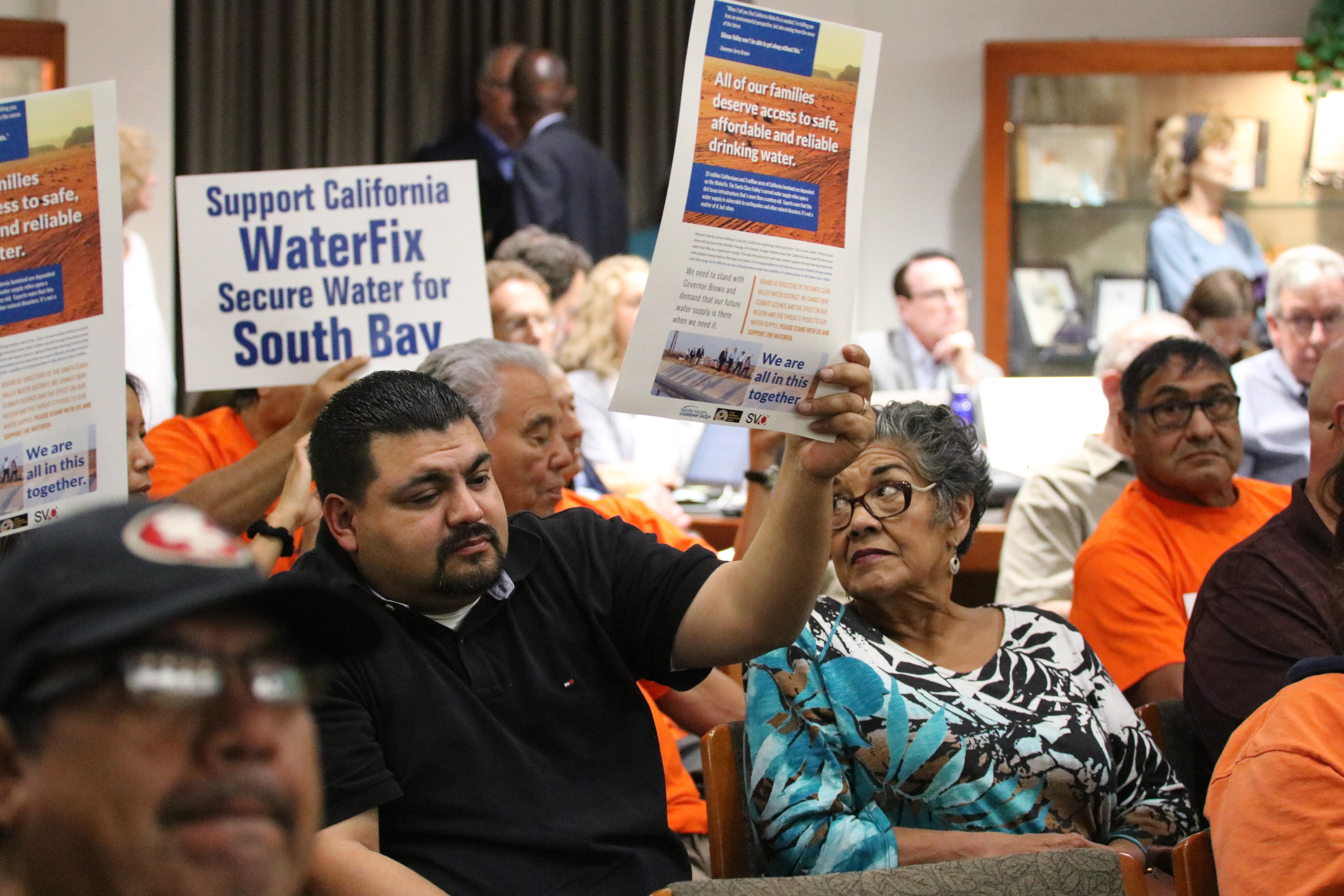santa clara water board votes 7 0 to support smaller waterfix