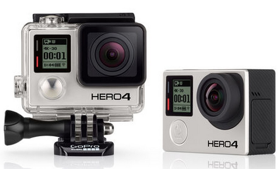 GoPro's HERO4 Black camera. (Screenshot via GoPro website.)