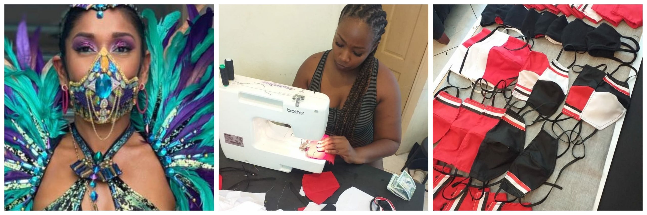 Trinidad and Tobago mask designer Jamila Harewood