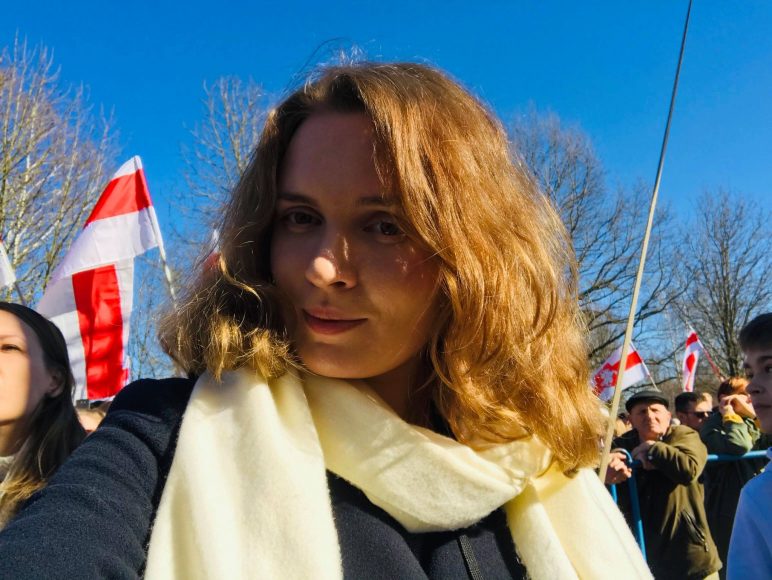 Belarusian journalist Katsiaryna Andreyev (Courtesy of Igor Ilyash)