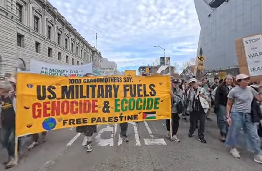 Hundreds rally in San Francisco against U.S., Israeli strikes on Iran