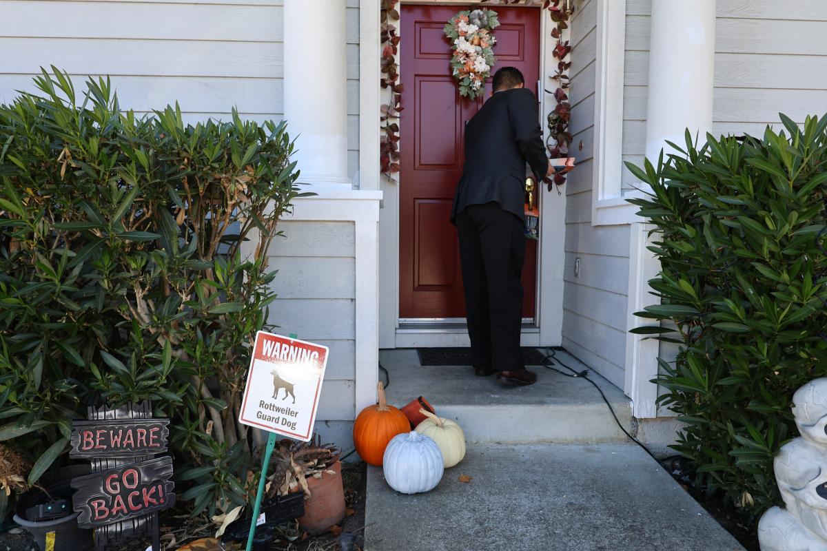 Canvassing through Redwood City