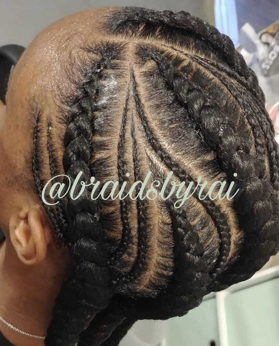 Rachel Conaway's hair braiding